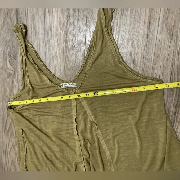 We The Free Swing Tank Top Sleeveless Green Womens L - Picture 6 of 6